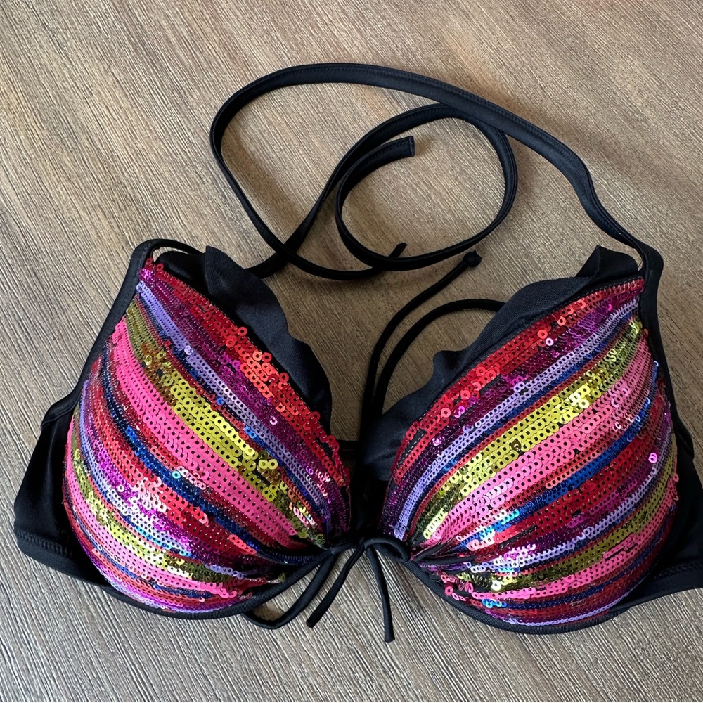 4 for $20 — Victoria’s Secret Swim- Sequin bikini top 34D
